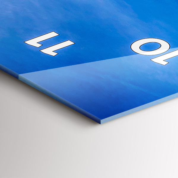 Horloge rectangulaire verticale Phuket en Thaïlande