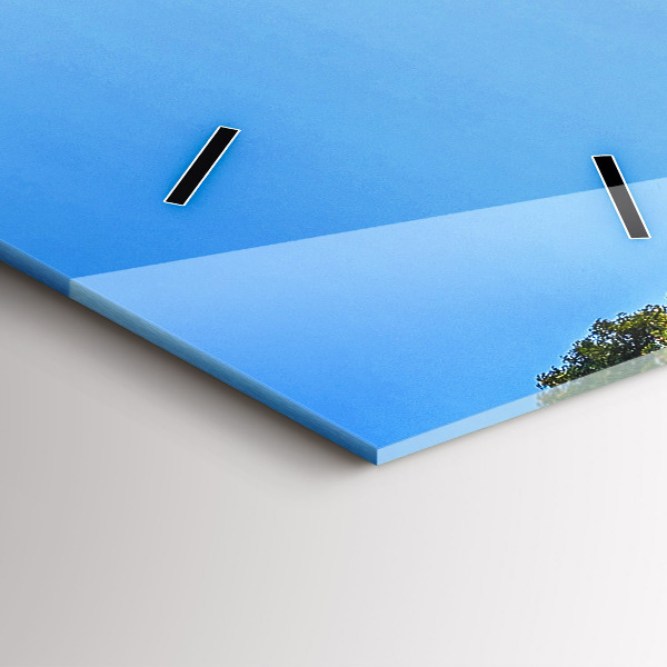 Horloge rectangulaire verticale Parc de Surat Thani en Thaïlande