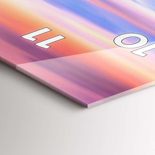 Horloge rectangulaire verticale Cascade de Godafoss, Islande