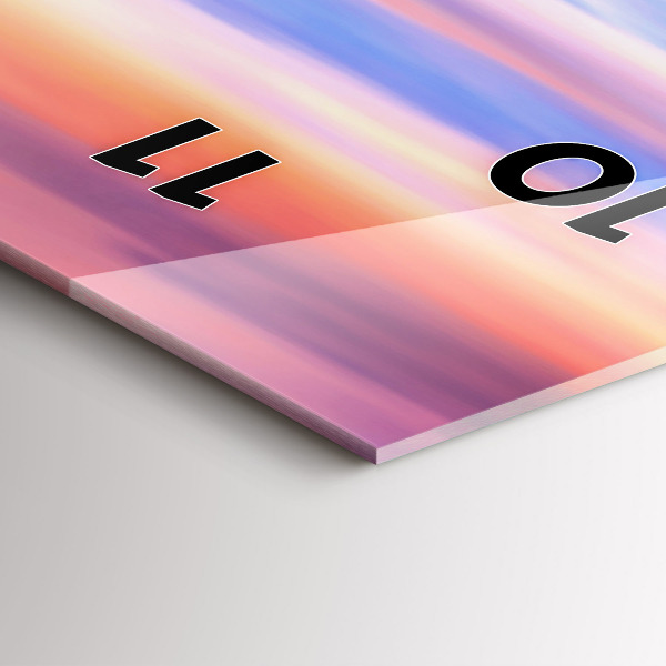 Horloge rectangulaire verticale Cascade de Godafoss, Islande