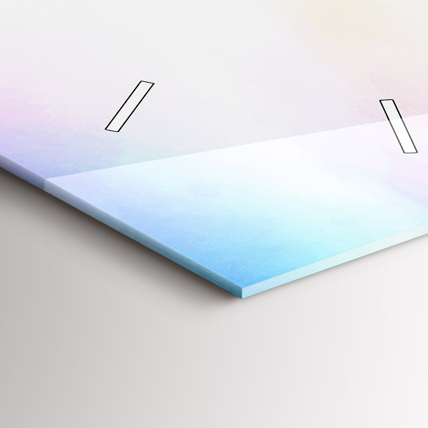 Horloge rectangulaire verticale Cascade en Islande