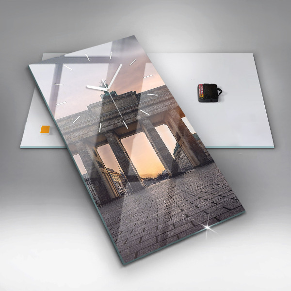 Horloge rectangulaire verticale Porte de Brandebourg