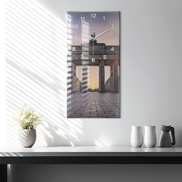 Horloge rectangulaire verticale Porte de Brandebourg