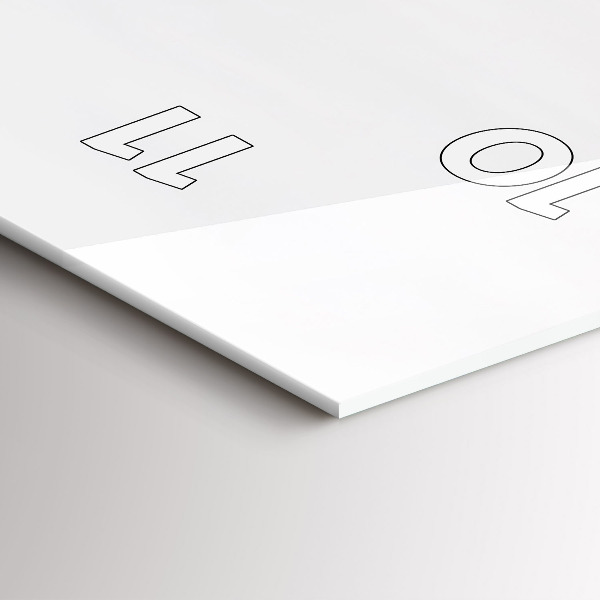 Horloge rectangulaire verticale Rivière Hambourg Allemagne