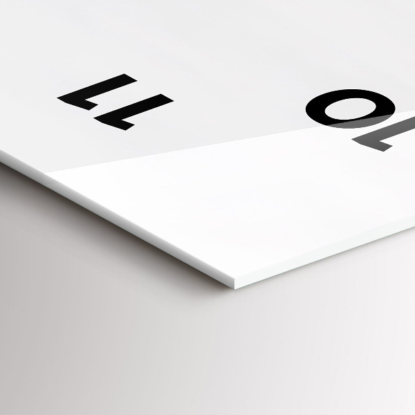 Horloge rectangulaire verticale Rivière Hambourg Allemagne