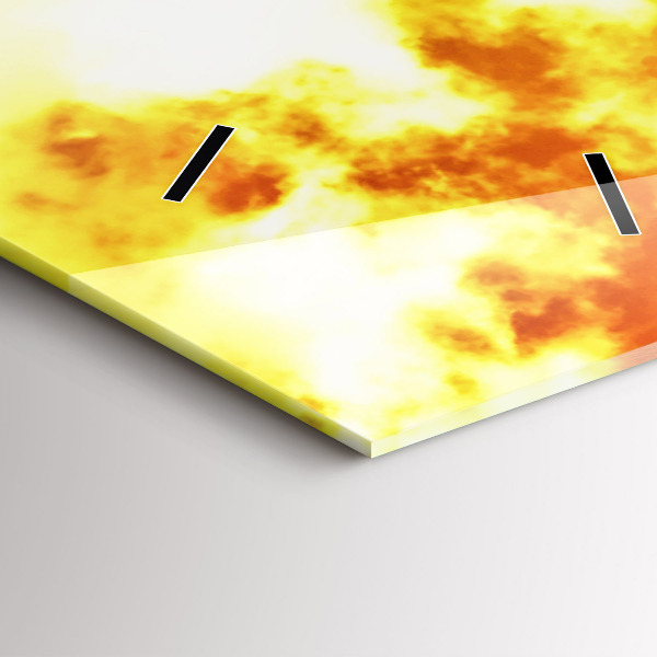 Horloge rectangulaire verticale La Tour Eiffel à Paris