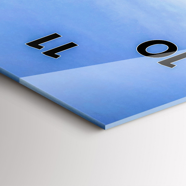 Horloge murale verticale Pic de Sokolica dans les montagnes des Piénines