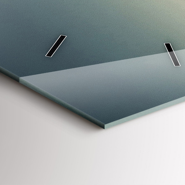 Horloge rectangulaire verticale Les montagnes de Bieszczady