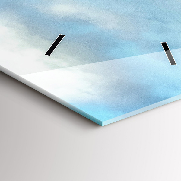 Horloge murale verticale Paysage de montagne