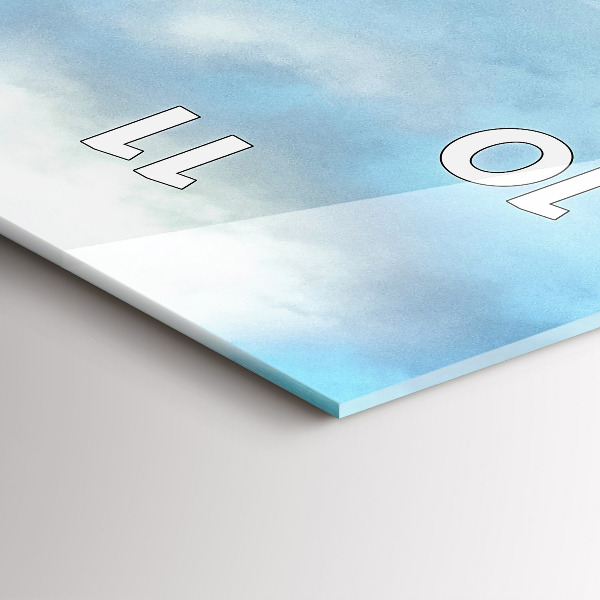 Horloge murale verticale Paysage de montagne