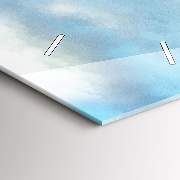 Horloge murale verticale Paysage de montagne