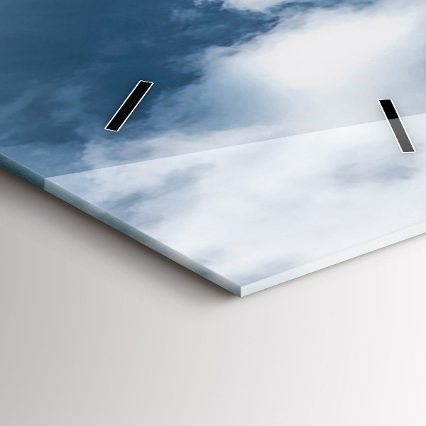 Horloge murale verticale 'Panorama de la ville d''Ostrava'