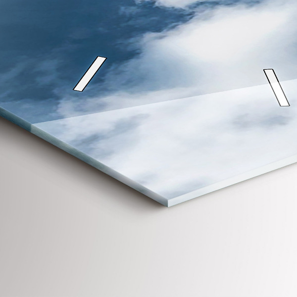 Horloge murale verticale 'Panorama de la ville d''Ostrava'