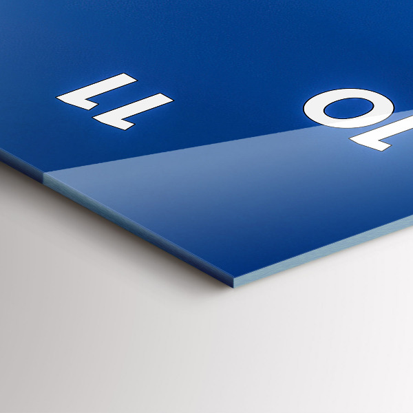 Horloge rectangulaire verticale Panorama de la ville de Plzeň