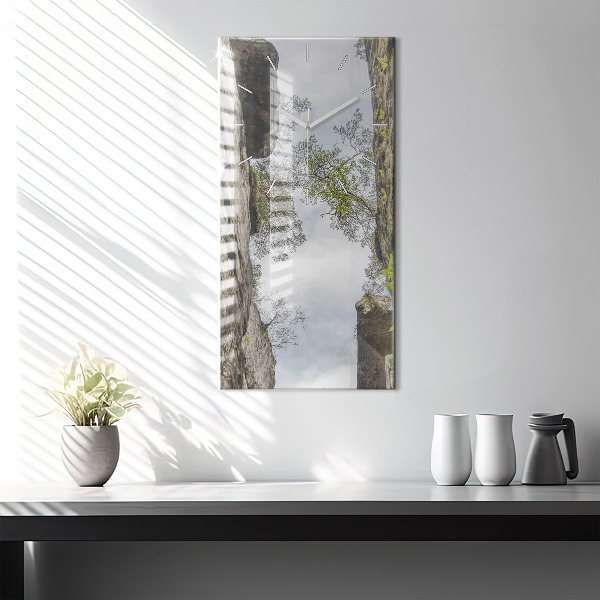 Horloge murale verticale Ville du rock en République tchèque