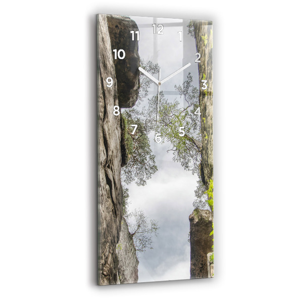 Horloge murale verticale Ville du rock en République tchèque