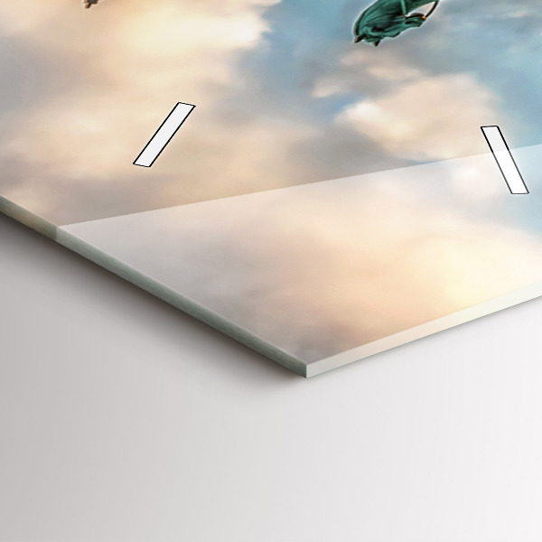 Horloge rectangulaire verticale Porte de Brandebourg à Berlin