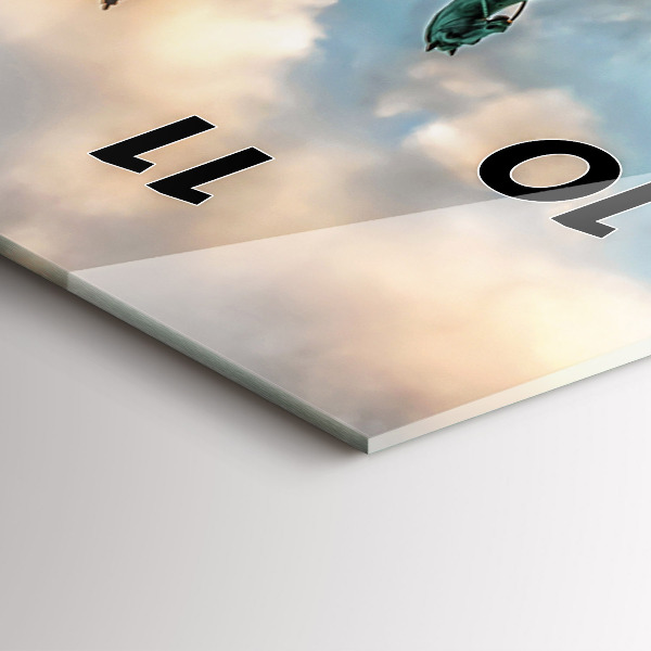 Horloge rectangulaire verticale Porte de Brandebourg à Berlin