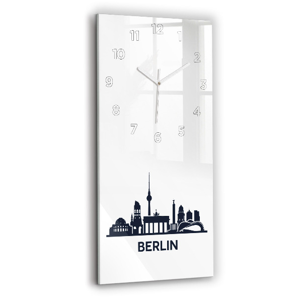Horloge rectangulaire verticale Illustration de la ville de Berlin