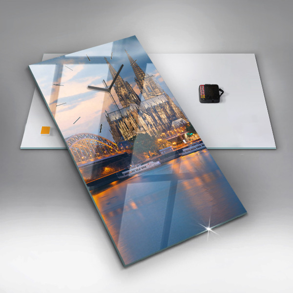 Horloge rectangulaire verticale Vue de la mairie