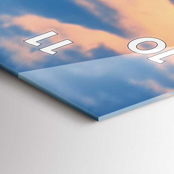 Horloge rectangulaire verticale Vue de la mairie