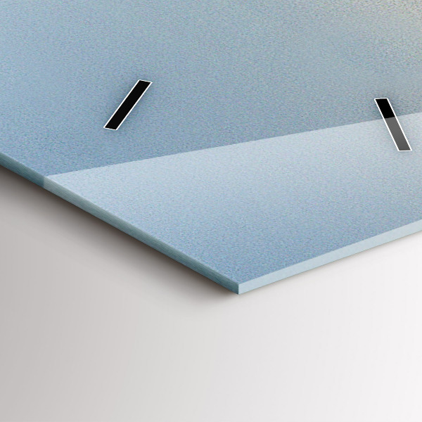 Horloge rectangulaire verticale Vacances à la plage