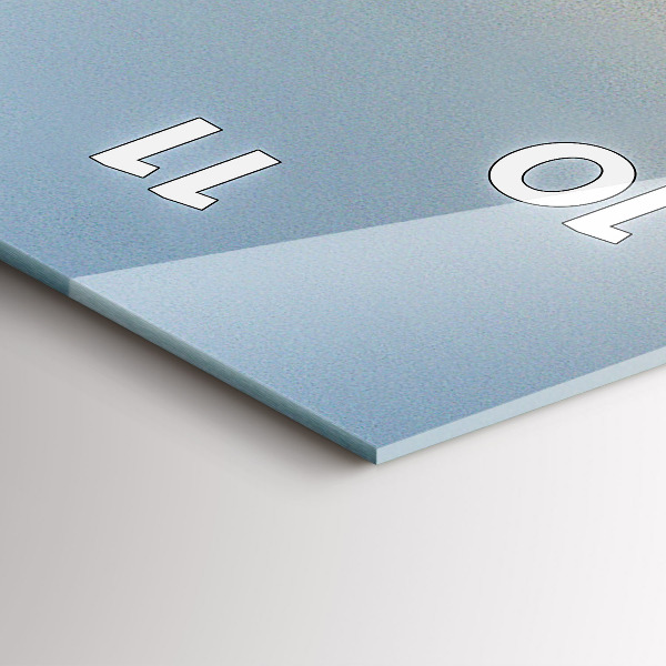 Horloge rectangulaire verticale Vacances à la plage