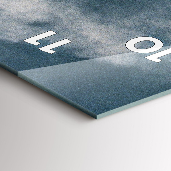 Horloge murale verticale Montagnes Watzmann