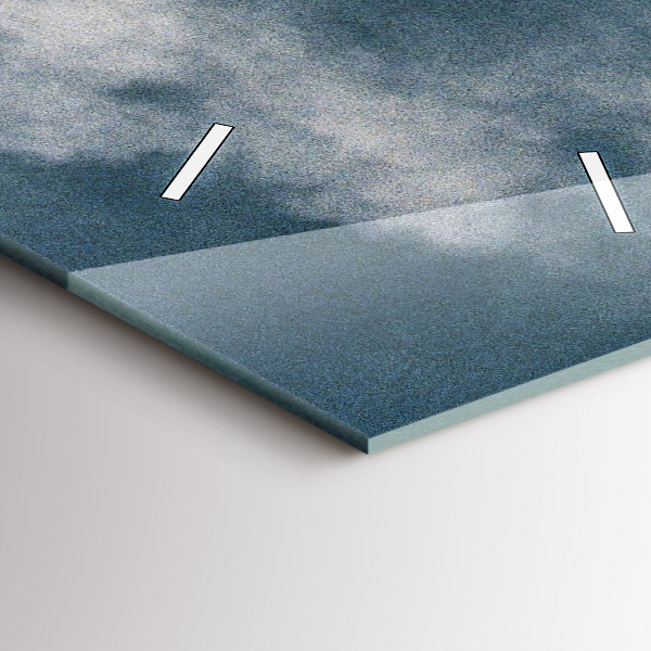 Horloge murale verticale Montagnes Watzmann