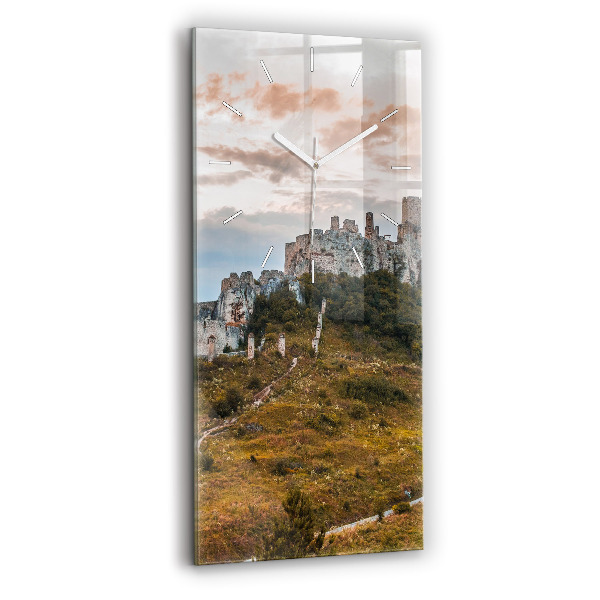 Horloge rectangulaire verticale Château de Spiš en Slovaquie