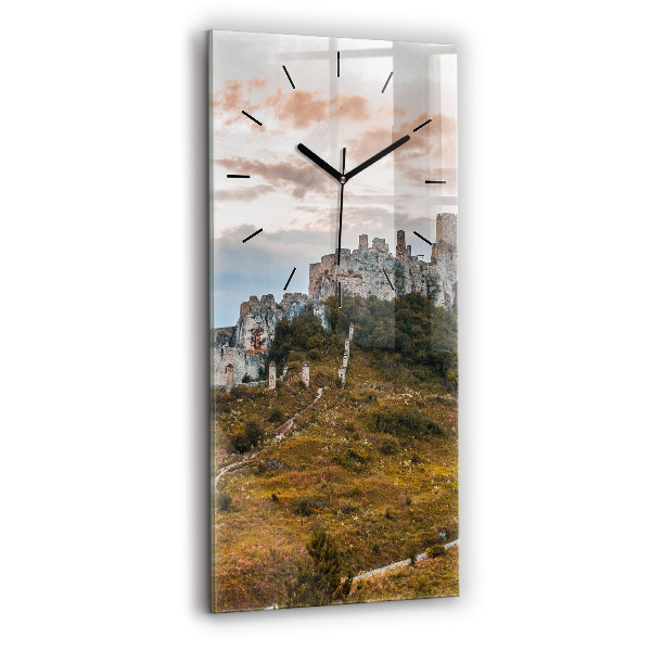 Horloge rectangulaire verticale Château de Spiš en Slovaquie