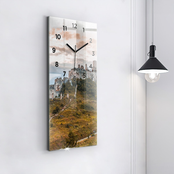 Horloge rectangulaire verticale Château de Spiš en Slovaquie
