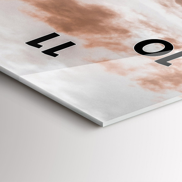 Horloge rectangulaire verticale Château de Spiš en Slovaquie