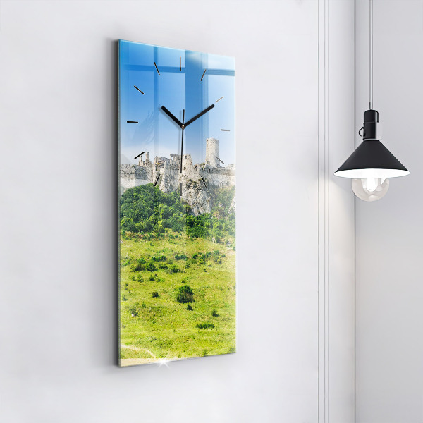 Horloge rectangulaire verticale Château de Spiš en Slovaquie