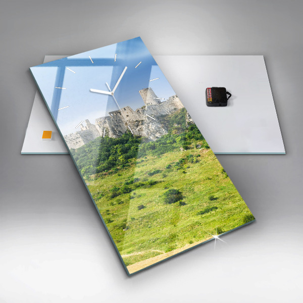 Horloge rectangulaire verticale Château de Spiš en Slovaquie