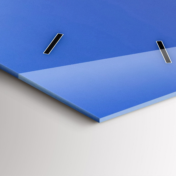 Horloge rectangulaire verticale La ville illuminée la nuit