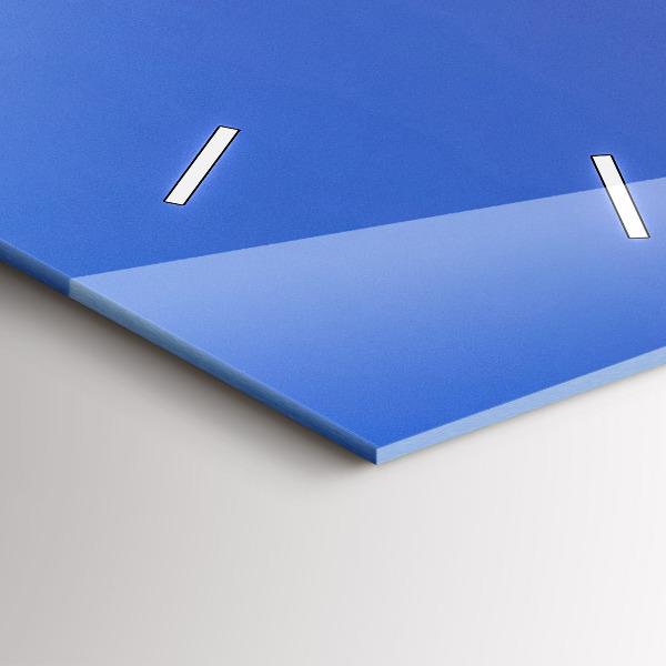 Horloge rectangulaire verticale La ville illuminée la nuit