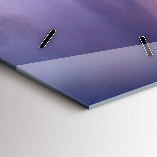 Horloge rectangulaire verticale Tête de pierre