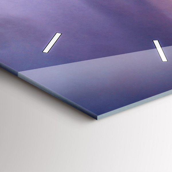 Horloge rectangulaire verticale Tête de pierre