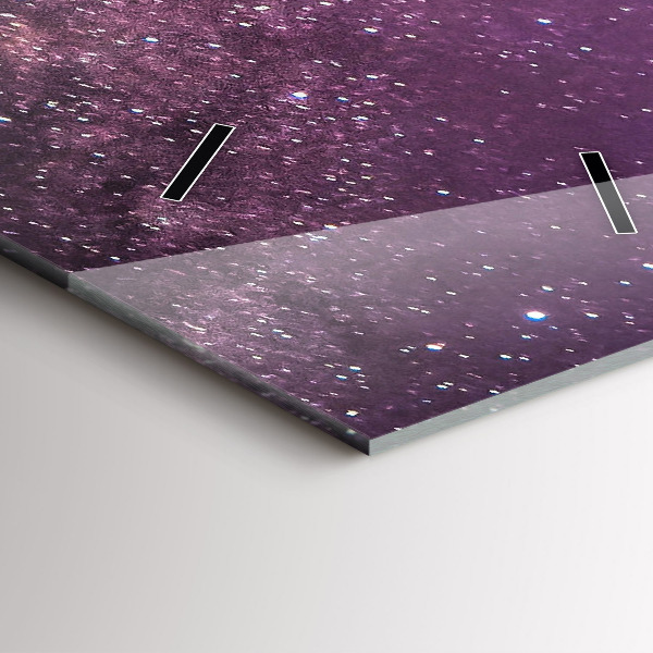 Horloge murale verticale Paysage de montagne