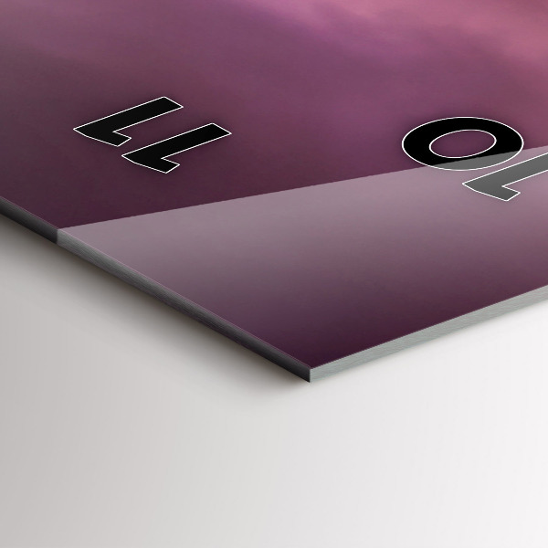 Horloge murale verticale Coucher de soleil au nord de Scottsdale