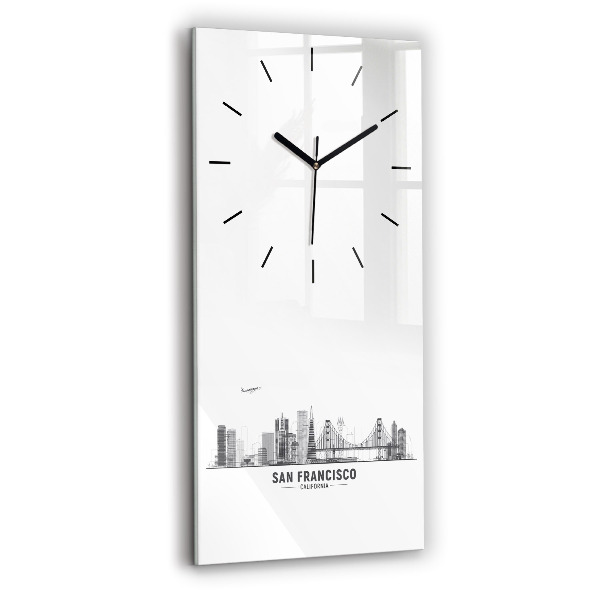 Horloge rectangulaire verticale Horizon de San Francisco
