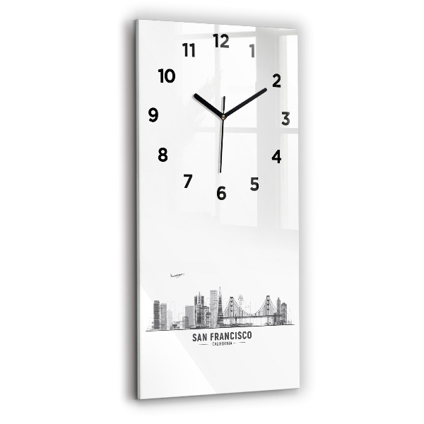 Horloge rectangulaire verticale Horizon de San Francisco