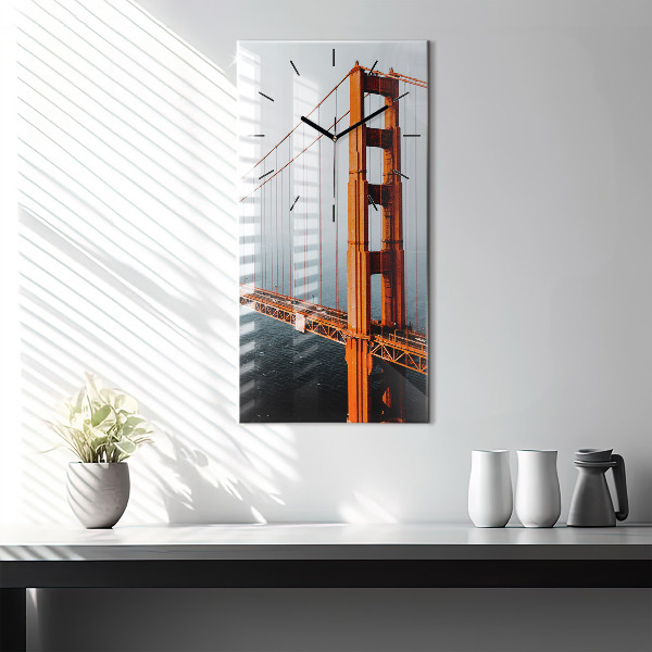 Horloge rectangulaire verticale Pont du Golden Gate