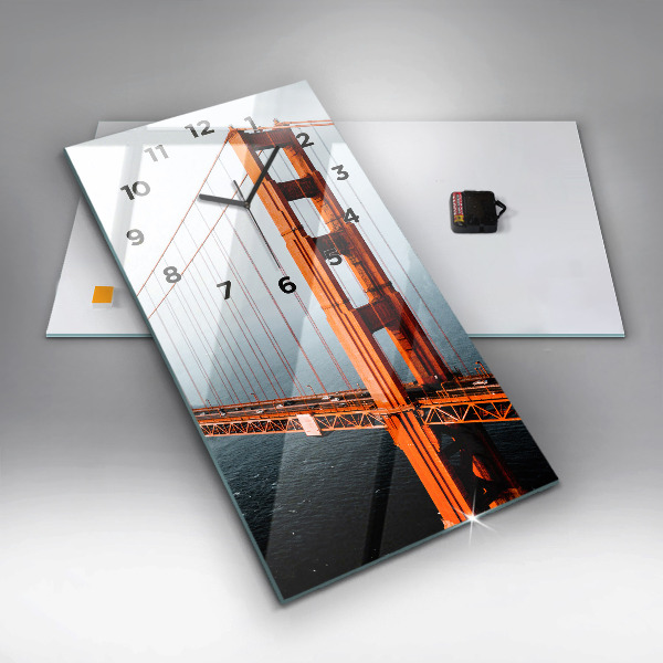 Horloge rectangulaire verticale Pont du Golden Gate