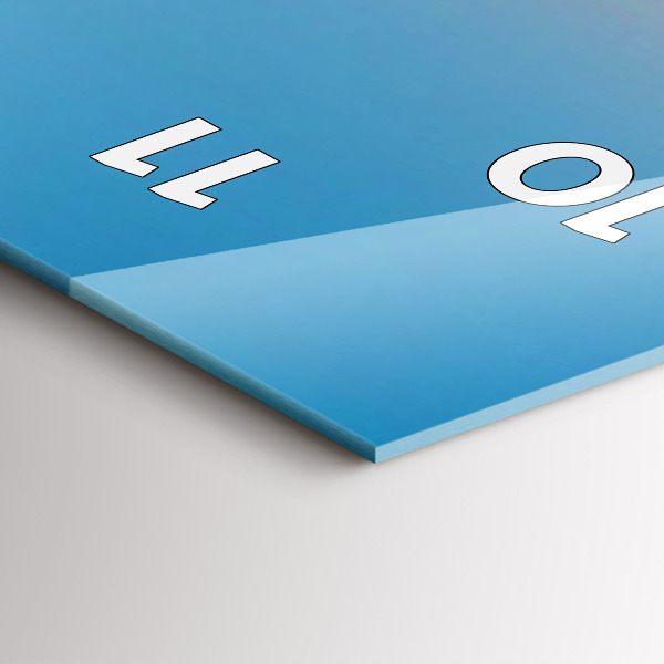 Horloge murale verticale Montagnes à San Antonio, États-Unis