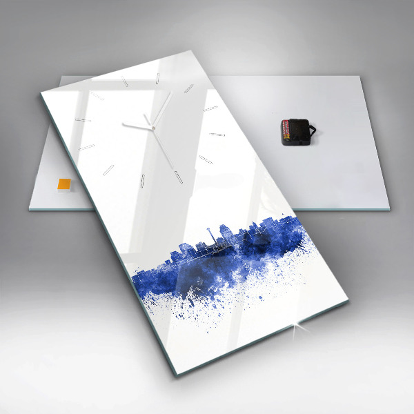 Horloge murale verticale Aquarelles de San Antonio