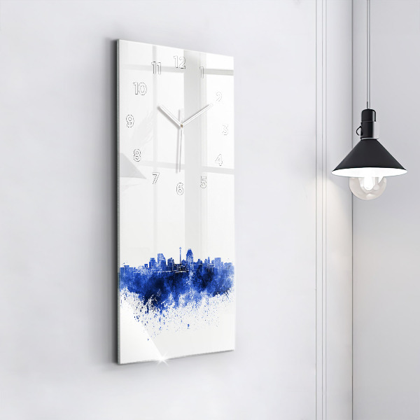 Horloge murale verticale Aquarelles de San Antonio