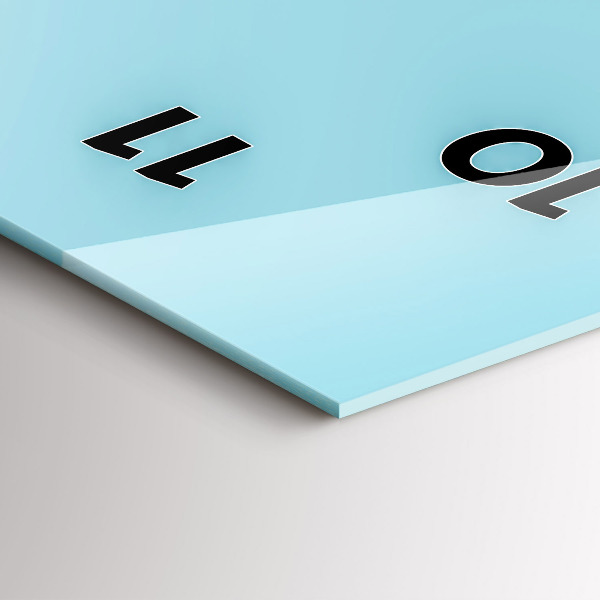 Horloge murale verticale 'L''architecture aux États-Unis'