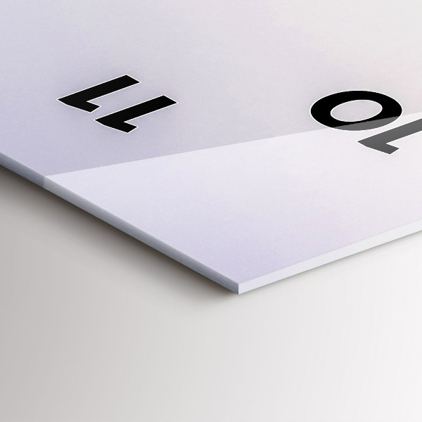 Horloge rectangulaire verticale Lac et montagnes des Pyrénées